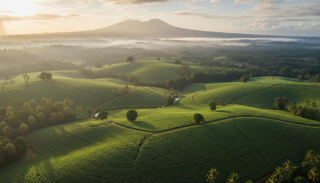 Green hemp fields showing sustainable hemp cultivation as an alternative to tree-based paper production